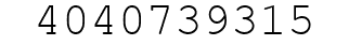 Number 4040739315.