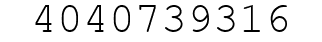Number 4040739316.