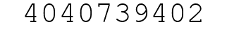 Number 4040739402.