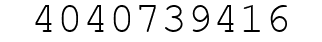 Number 4040739416.
