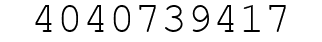 Number 4040739417.
