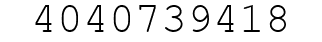 Number 4040739418.