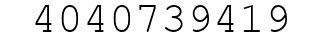 Number 4040739419.