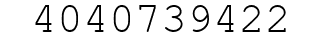 Number 4040739422.