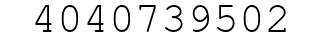 Number 4040739502.