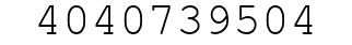 Number 4040739504.