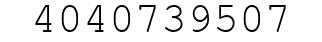 Number 4040739507.
