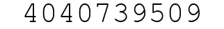 Number 4040739509.