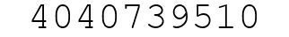Number 4040739510.