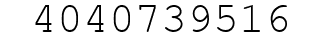 Number 4040739516.