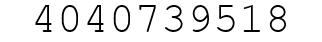 Number 4040739518.