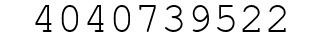 Number 4040739522.