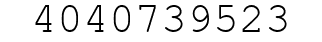 Number 4040739523.