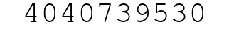 Number 4040739530.