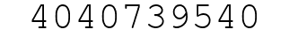 Number 4040739540.