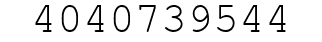 Number 4040739544.