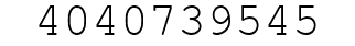 Number 4040739545.