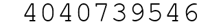 Number 4040739546.