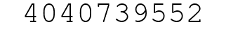 Number 4040739552.