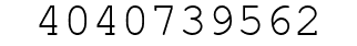 Number 4040739562.