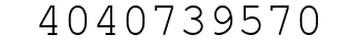 Number 4040739570.