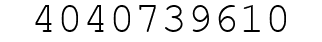 Number 4040739610.