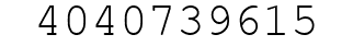 Number 4040739615.