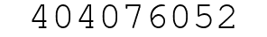 Number 404076052.