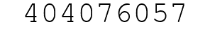 Number 404076057.