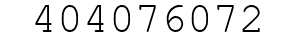 Number 404076072.