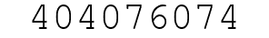 Number 404076074.