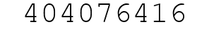 Number 404076416.