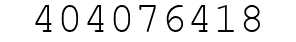 Number 404076418.