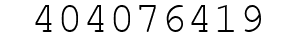 Number 404076419.