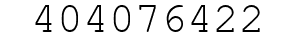 Number 404076422.