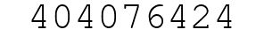 Number 404076424.