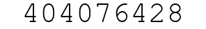 Number 404076428.