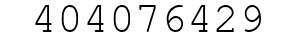 Number 404076429.