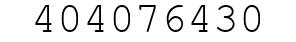 Number 404076430.