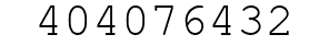 Number 404076432.