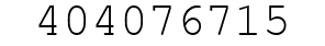 Number 404076715.