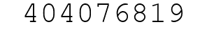 Number 404076819.