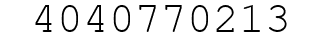 Number 4040770213.