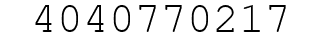 Number 4040770217.