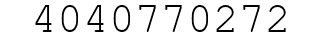 Number 4040770272.