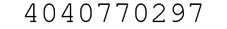 Number 4040770297.