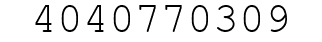 Number 4040770309.