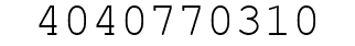 Number 4040770310.