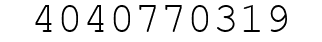 Number 4040770319.