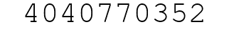 Number 4040770352.